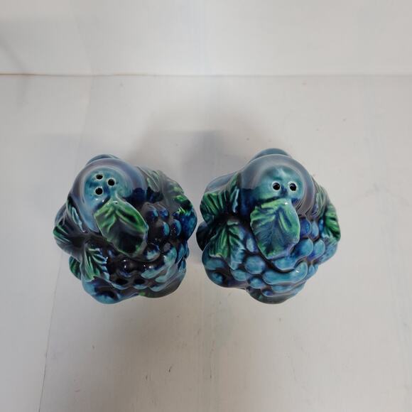 Vintage Mood Indigo Salt & Pepper Shakers E-2371 Inarco - Picture 2 of 4